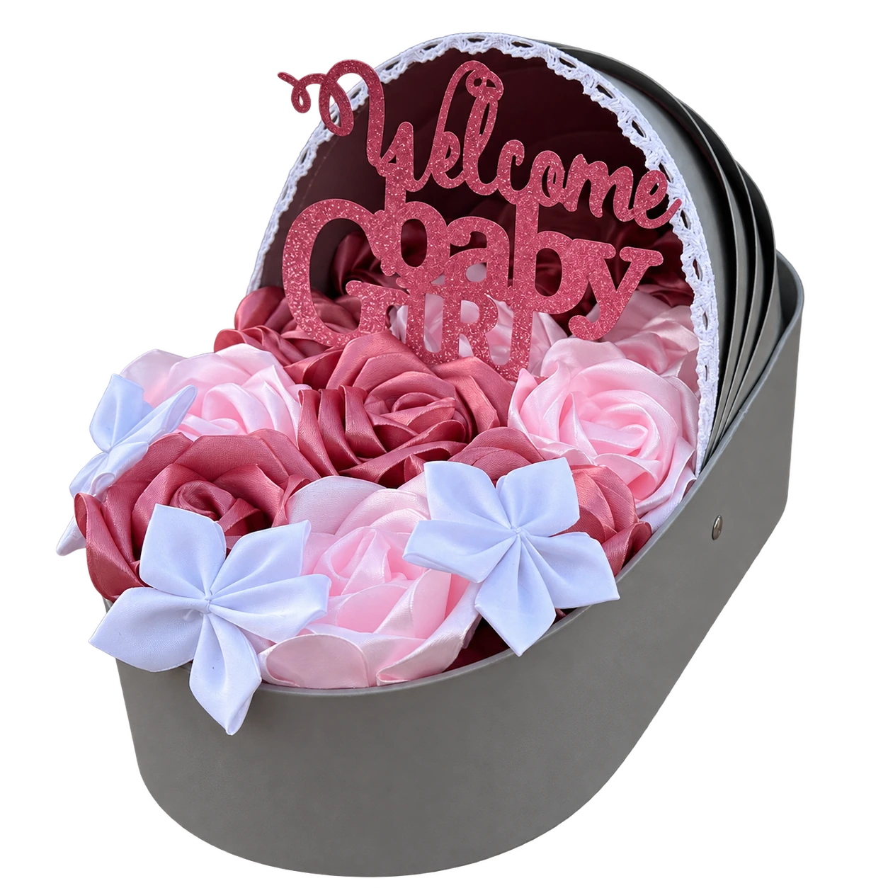 Blush Welcome — Landouri florale, creație VEV FLORALS