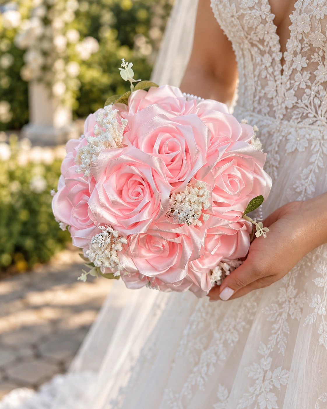 Buchet Blush Romance în lumina serii